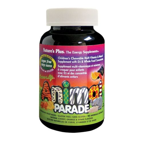 Nature's Plus Animal Parade Sugar Free Multivitamin Chewables - Assorted, 90 Chewables