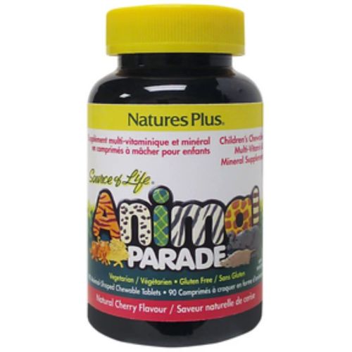 Nature's Plus Animal Parade Children's Chewable Multivitamins - Cherry, 90 Chewables