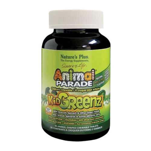 Nature's Plus Animal Parade KidGreenz - Tropical Fruit, 90 Chewables