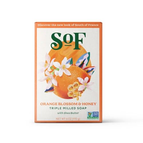 South Of France Natural Soap Orange Honey, 170g