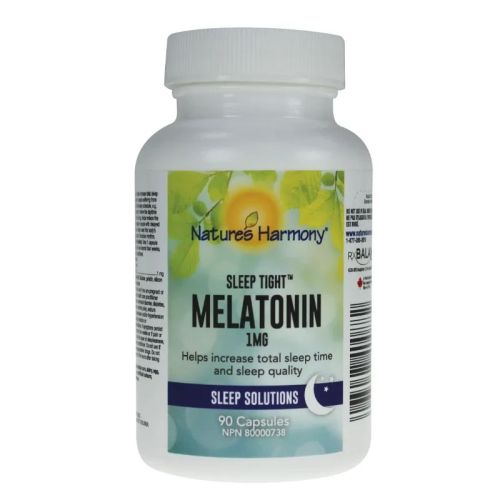 Nature's Harmony Melatonin 1 mg, 90 Capsules