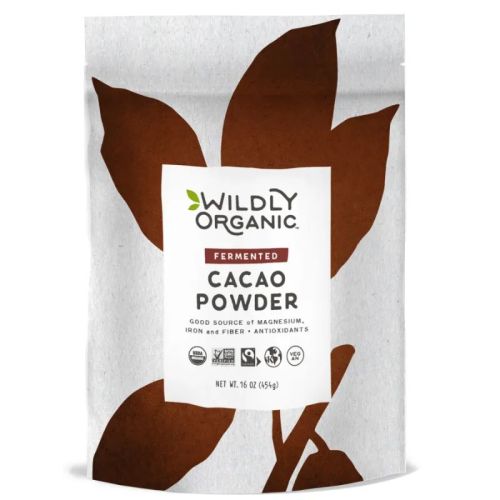Wildly Organic Cacao Powder, Fermented, Organic, 454g