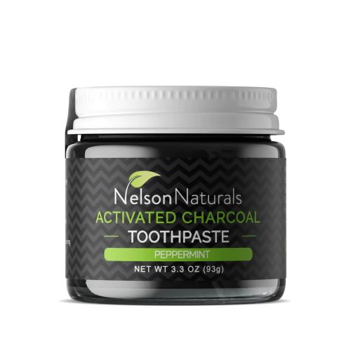 Nelson Naturals Activated Charcoal Peppermint, 93 g