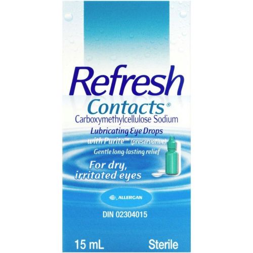 Refresh Contacts Ophthalmic Solution, 15 mL