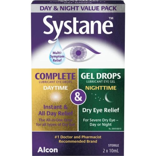 Systane Day & Night, 2 x 10 mL