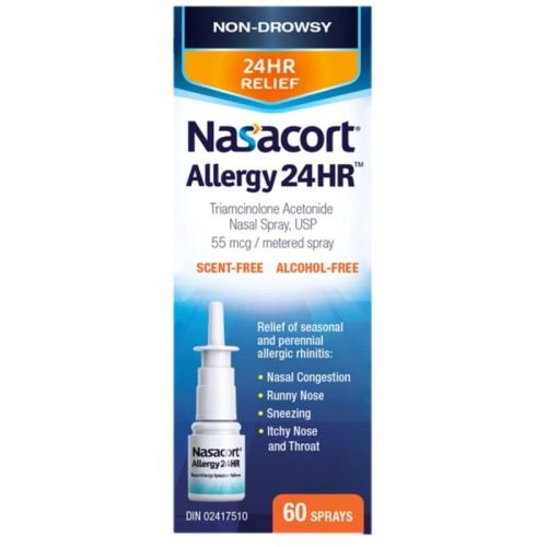 Nasacort Allergy 24hr 55 mcg, 60 Sprays