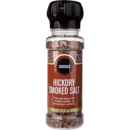 873778006075 Sundhed Himalayan Salt Hickory Smoked In Grinder, 210g