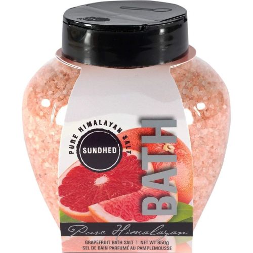 873778007201 Sundhed Himalayan Bath Salt with Grapefruit, 850g