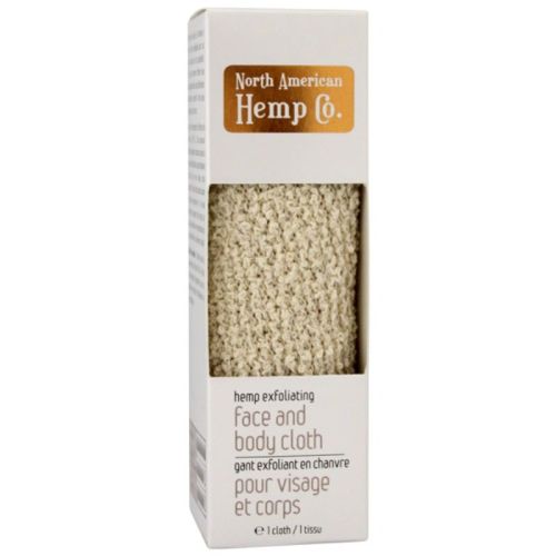 628143060035 North American Hemp Co. Hemp Exfoliating Face Cloth