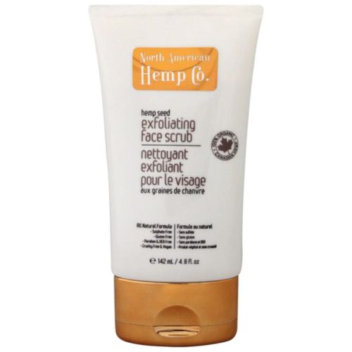 North American Hemp Co. Hemp Seed Exfoliating Face Scrub, 142ml