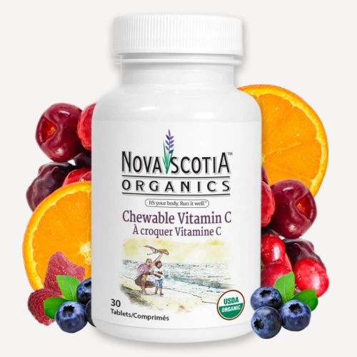 Nova Scotia Organics Vitamin C Chewable, 30 Tablets