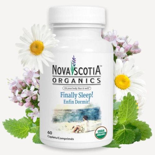 Nova Scotia Organics Finally, Sleep!, 60 Capsules