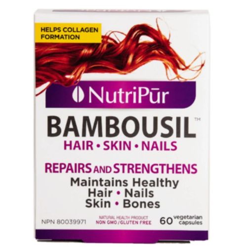 628066020604 Nutripur Inc BambouSil, 60 Vegetarian Capsules