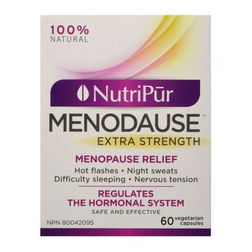628066548009 Nutripur Inc Menodause Extra Strength, 60 Vegetarian Capsules