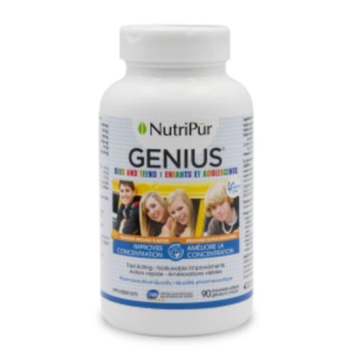 Nutripur Inc Genius Kids And Teens, 90 Softgels