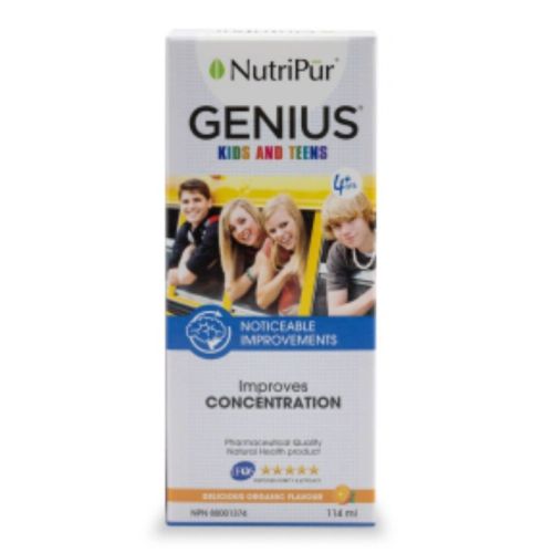 628066189806 Nutripur Inc Genius Kids And Teens Liquid, 114ml