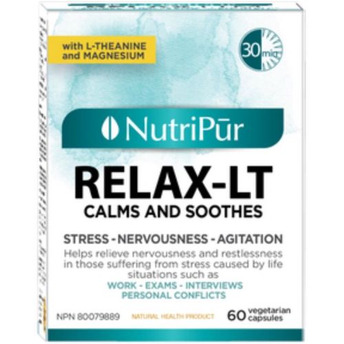 628066607805 Nutripur Inc Relax- LT, 30 Vegetarian Capsules
