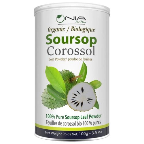 Nia Pure Nature Organic Soursop Leaf Powder, 100g