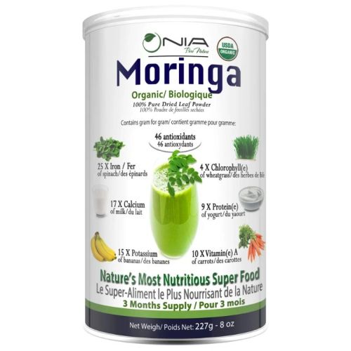 Nia Pure Nature Organic Moringa Powder, 227g