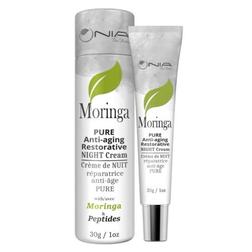 Nia Pure Nature Moringa Anti-aging Night Cream, 30g