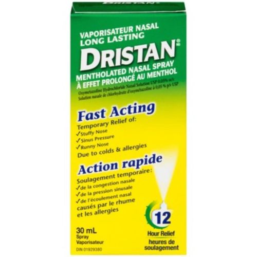 Dristan Mentholated Nasal Spray Long Lasting, 30 ml