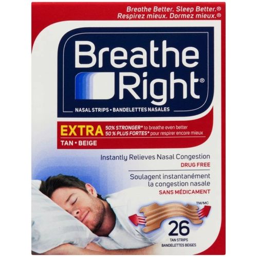 Breathe Right Nasal Strips Extra Strength Ta, 26 Strips