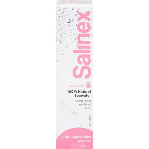 Salinex Daily Nasal Spray Seawater Ultra Gentle, 125 mL