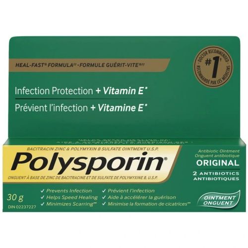 Polysporin Antibiotic Ointment Heal-Fast Formula, 30 g