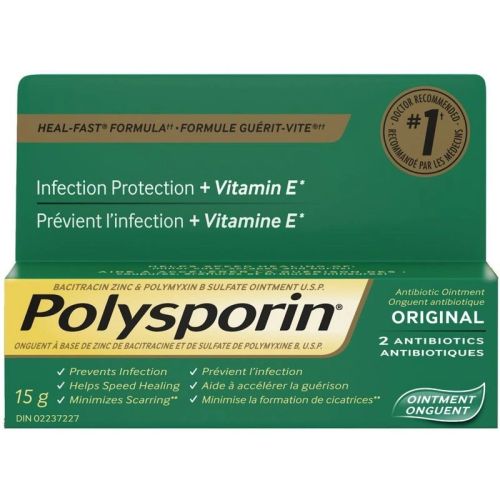 Polysporin Antibiotic Ointment Heal-Fast Formula, 15 g