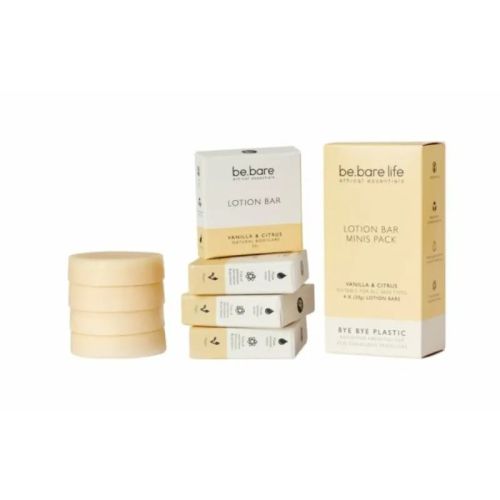 Be.Bare Life Vanilla & Citrus Lotion Bar, 20gx4