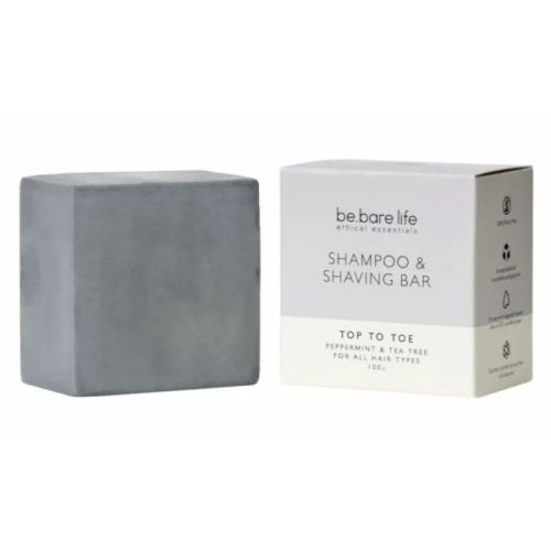 Be.Bare Life Top to Toe Shamp & Shave Bar, 100g