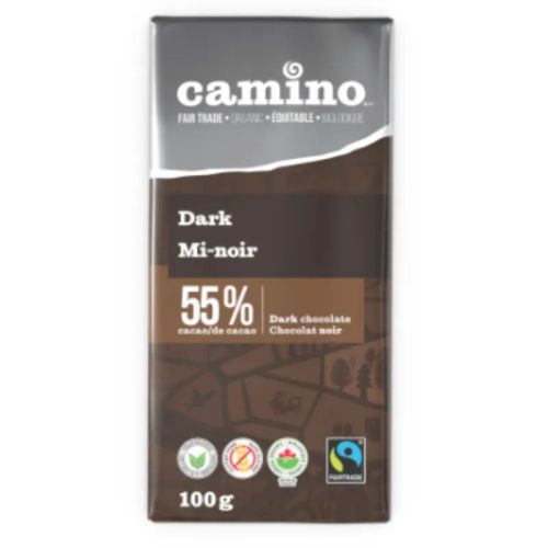 Camino Organic Dark (55% Cocoa), 100gx12