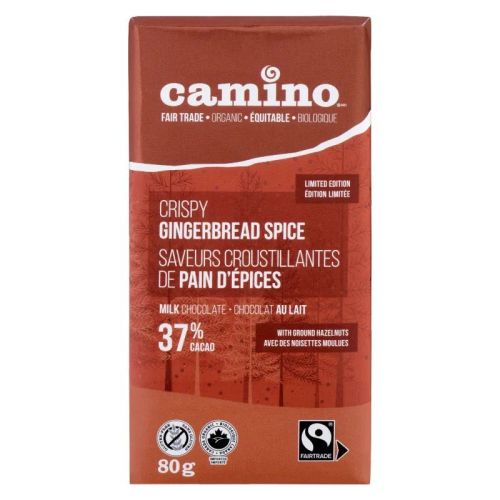 Camino Organic Crispy Gingerbread Spice, 80gx14