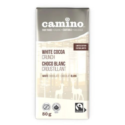 Camino Organic White Cocoa Crunch, 80gx14