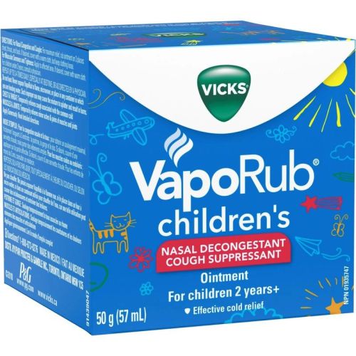 Vicks VapoRub Children’s Nasal Decongestant Cough Suppressant Ointment, 50 g