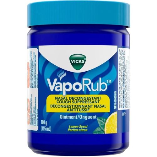 Vicks VapoRub Ointment, Lemon, 115 mL