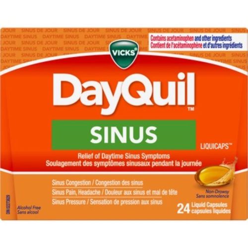 Vicks DayQuil Sinus, 24 Liquid Capsules
