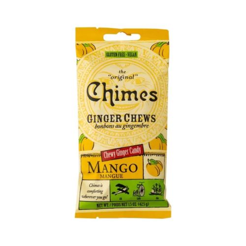 Chimes Gourmet Mango Ginger Chew, 42.5g x 12