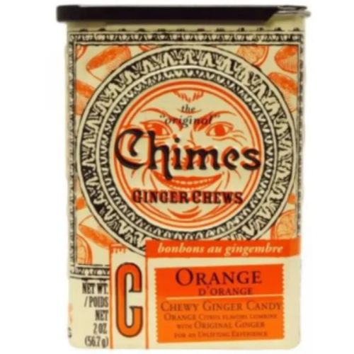 Chimes Gourmet Orange Ginger Chew Tin, 56.7g