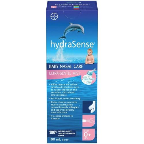 hydraSense Ultra-Gentle Mist Nasal Spray, Baby Nasal Care, 100 mL