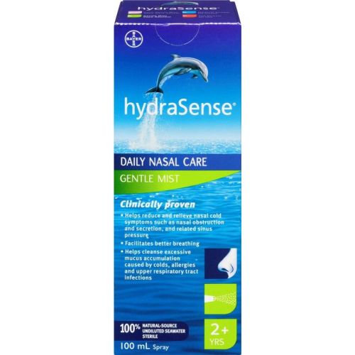 hydraSense Gentle Mist Nasal Spray, Daily Nasal Care, 100 mL