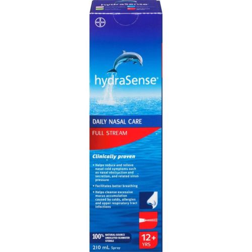 hydraSense Full Stream Nasal Spray, Daily Nasal Care, 210 mL