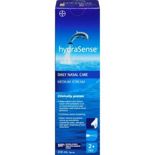 hydraSense Medium Stream Nasal Spray, Daily Nasal Care, 210 mL