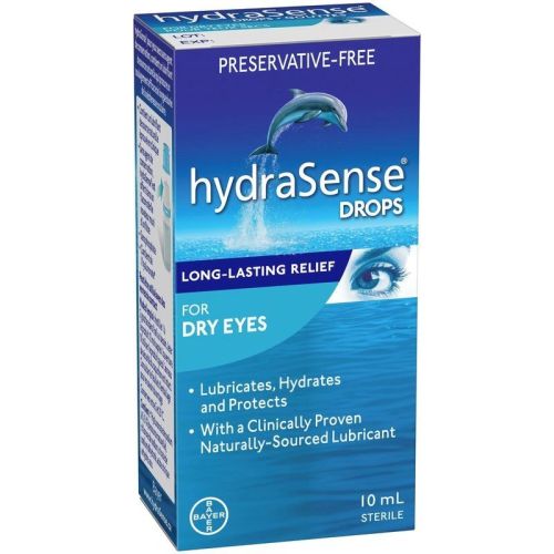 hydraSense Eye Drops, For Dry Eyes, 10 mL
