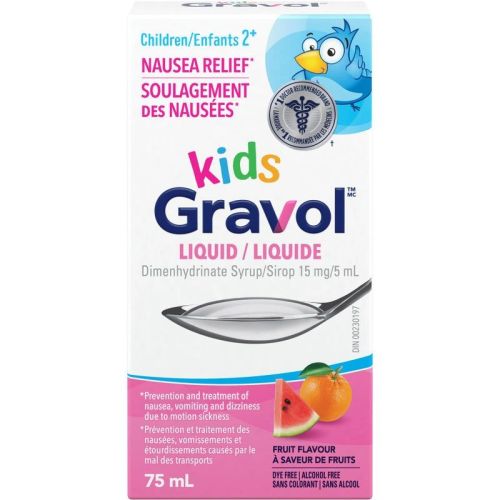 Gravol Kids Liquid, 75 ml