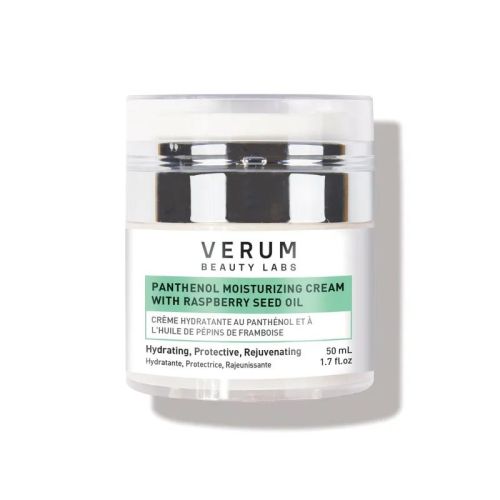 Verum Beauty Labs Panthenol Moisturizing Cream with Raspberry Seed Oil, 50 ml