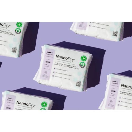 NannoPad NannoDry Regular Incontinence Pads, 20 Counts