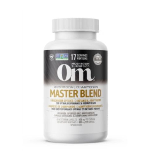 OM Mushroom Master Blend Mushroom 650mg, 68 Capsules