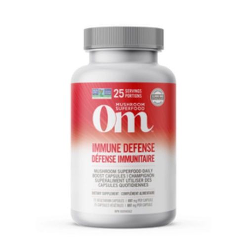 OM Mushroom Immune Defense Mushroom 697mg, 75 Capsules