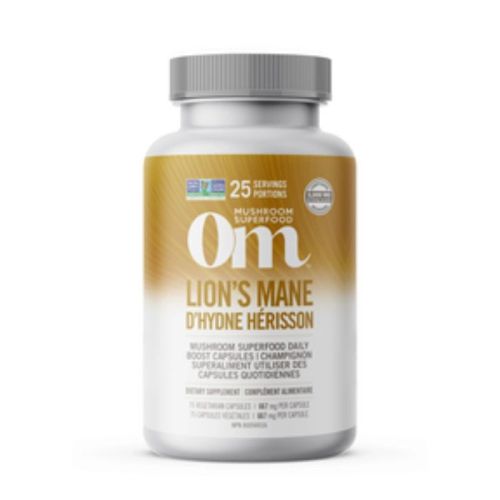 OM Mushroom Lion's Mane Mushroom 667mg, 75 Capsules